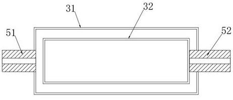 A differential-speed metal particle drying device