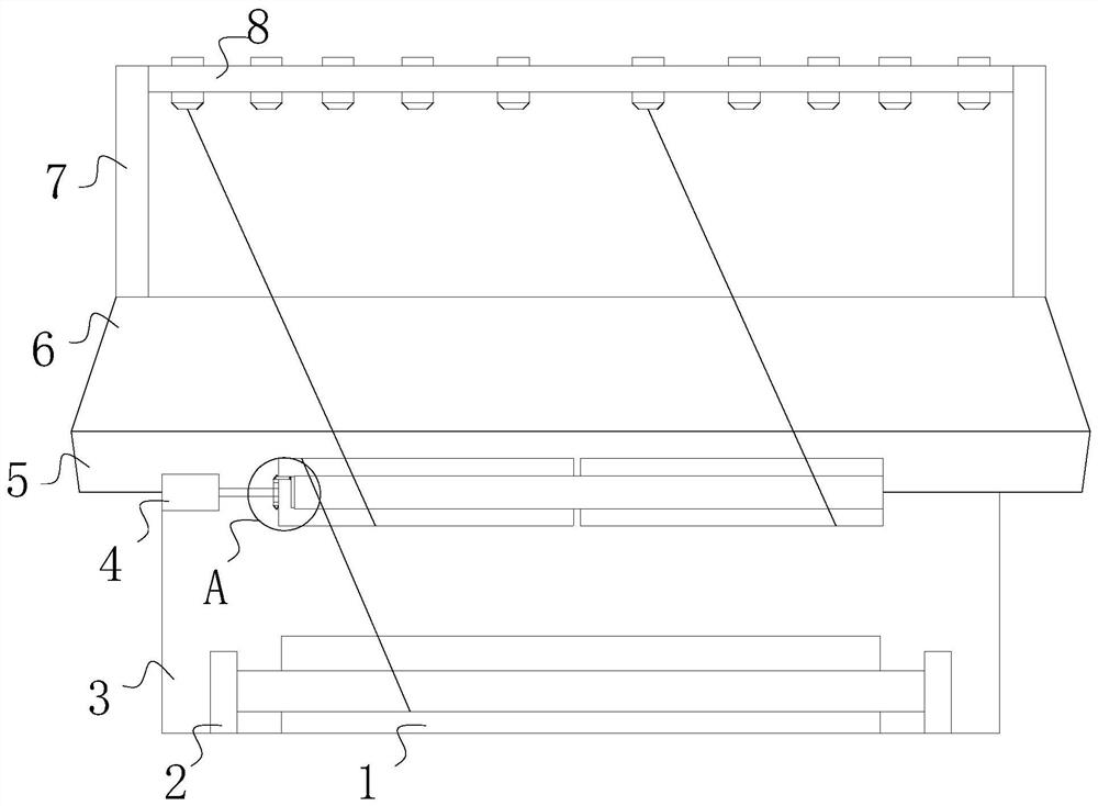 A self-stabilizing graded transmission line textile processing device