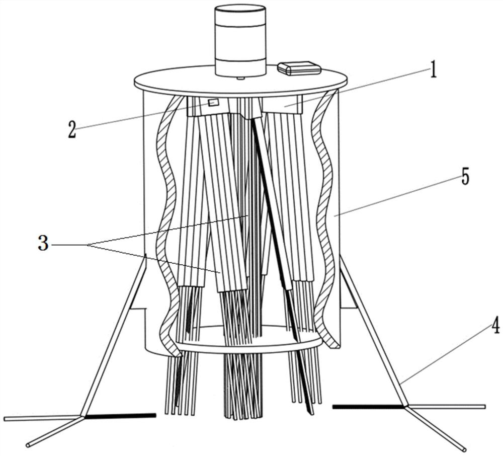 Active paddy field weeding device with self-adaptive weeding strength