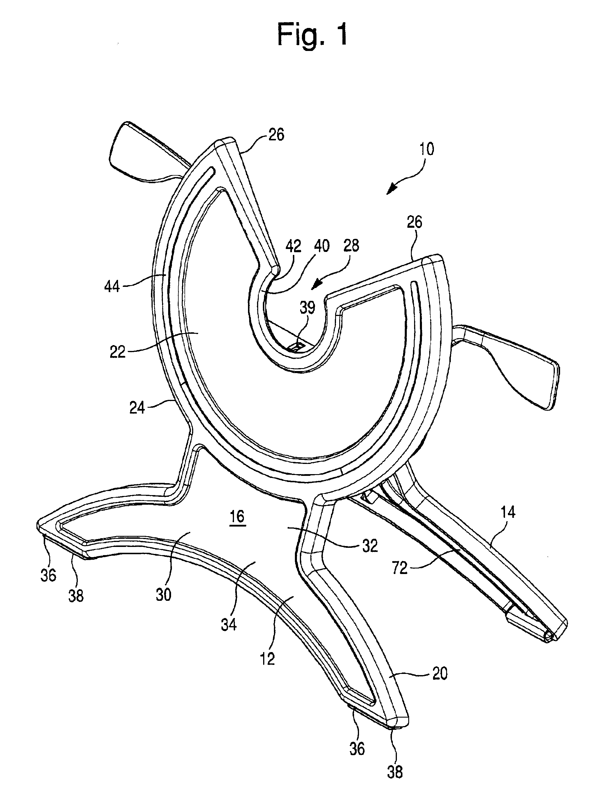 Stand for supporting a display in multiple orientations and a display used in combination with said stand