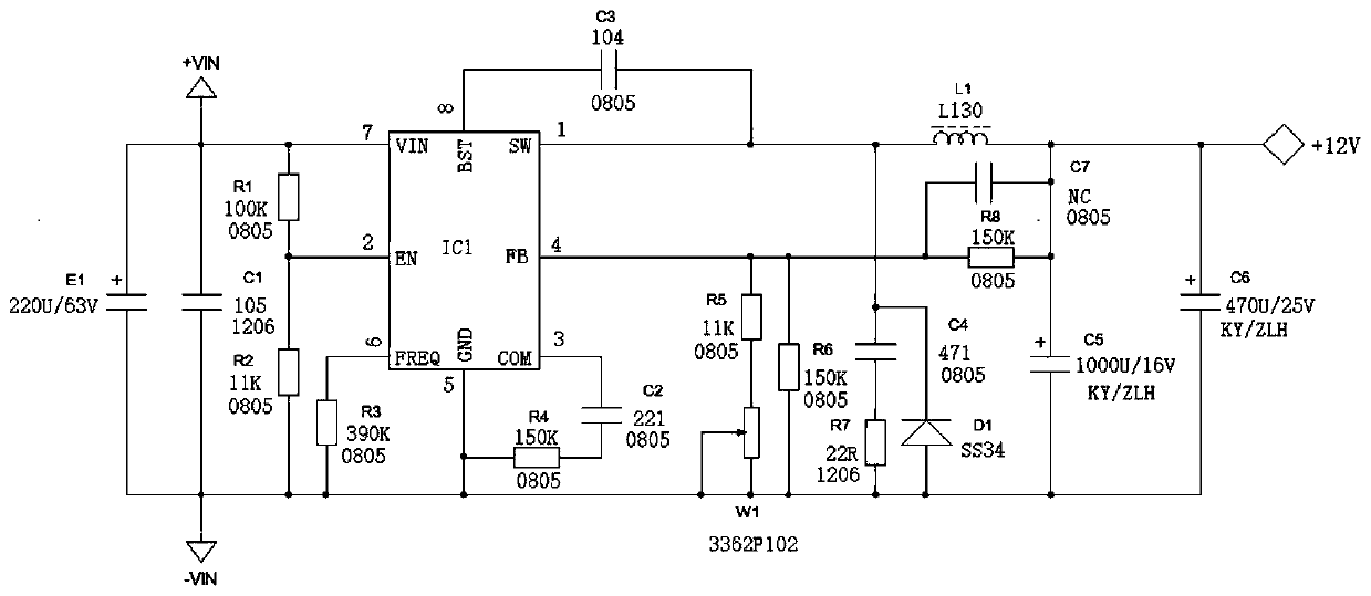 And control circuit realizes positive and negative output