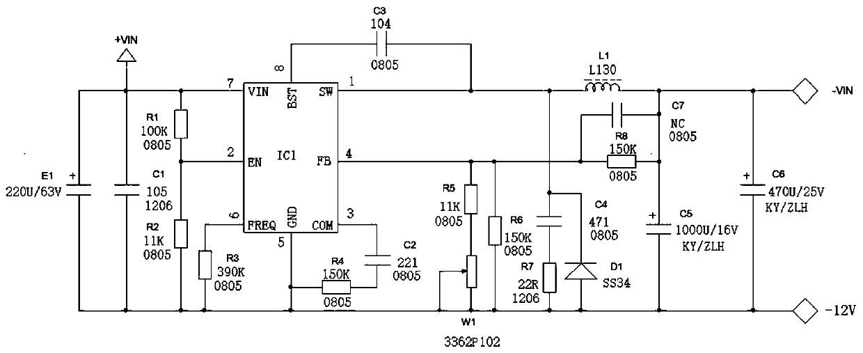 And control circuit realizes positive and negative output