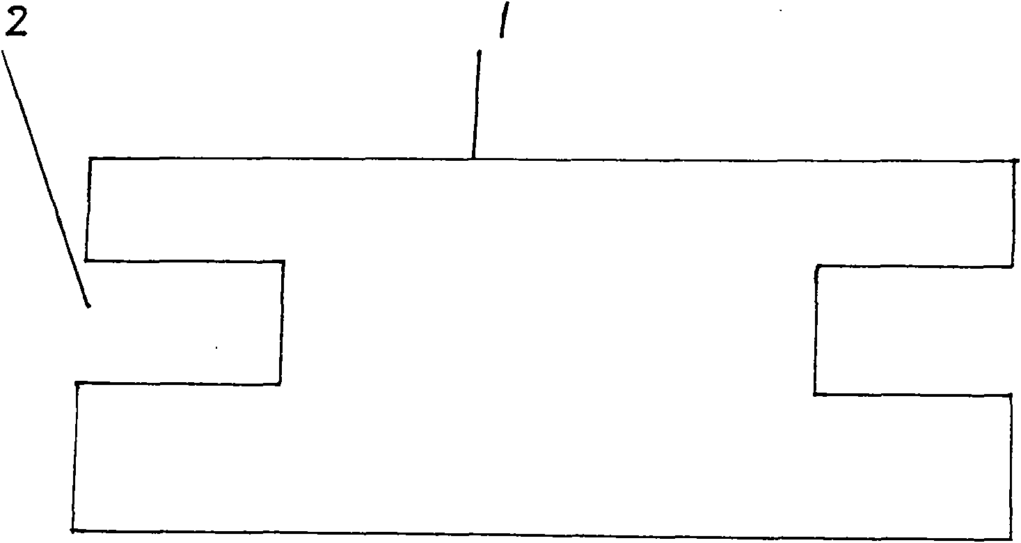 Tenon-free floor strip