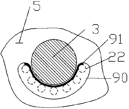 Nut protein extracting device with blowing strip and primary assistant teeth