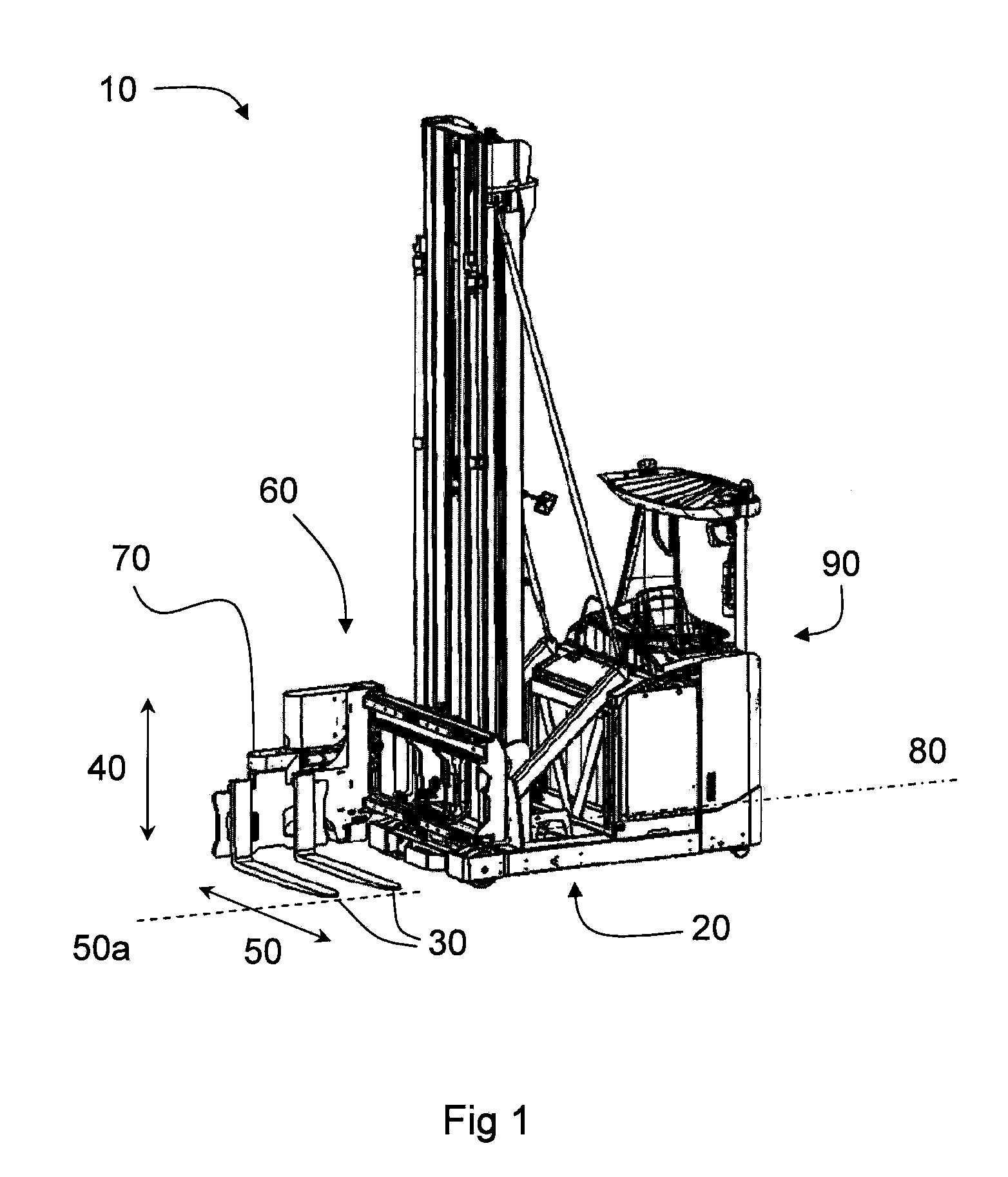 Industrial truck, method and computer program for controlling an industrial truck