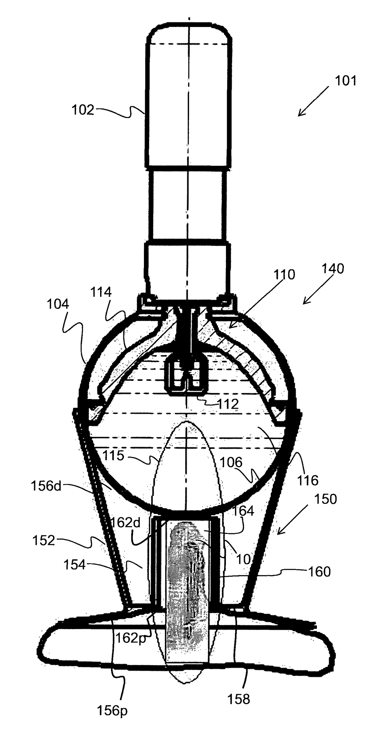 Method and apparatus for treatment of erectile dysfunction with extracorporeal shockwaves