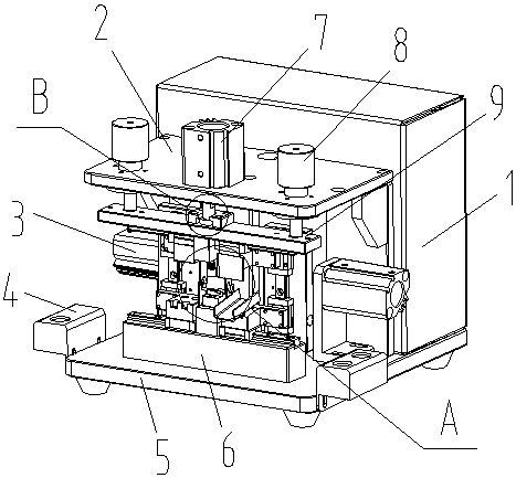 An automatic wire stripping machine