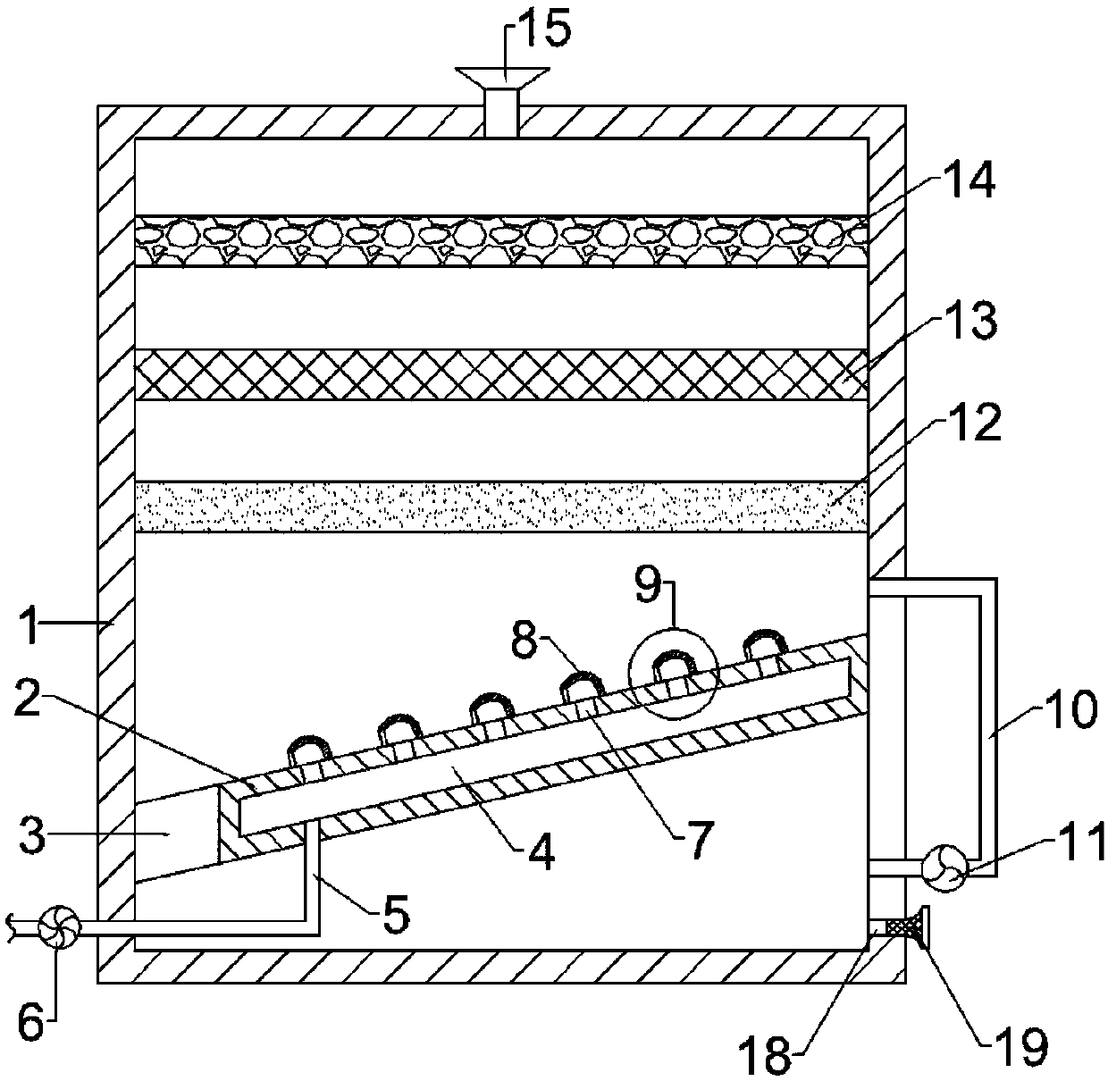 Indoor air purifying equipment with sufficient adsorption function