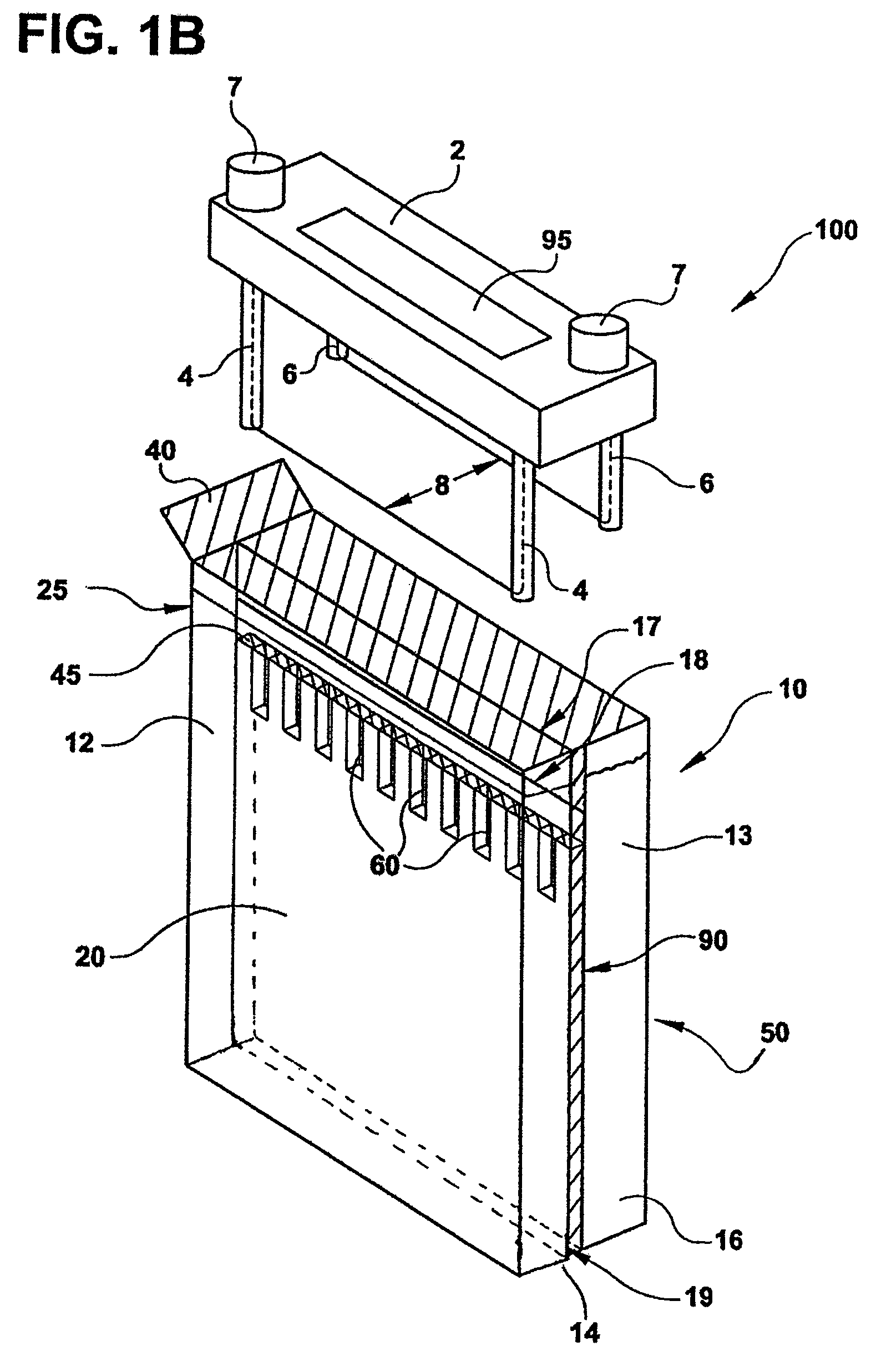 Monolithic electrophoresis flat gel system