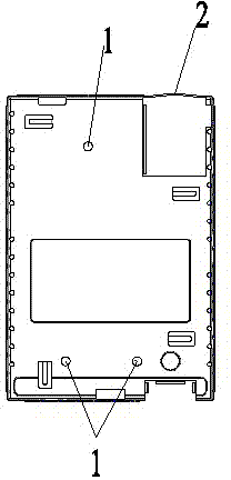 Detecting gauge applicable to battery chamber