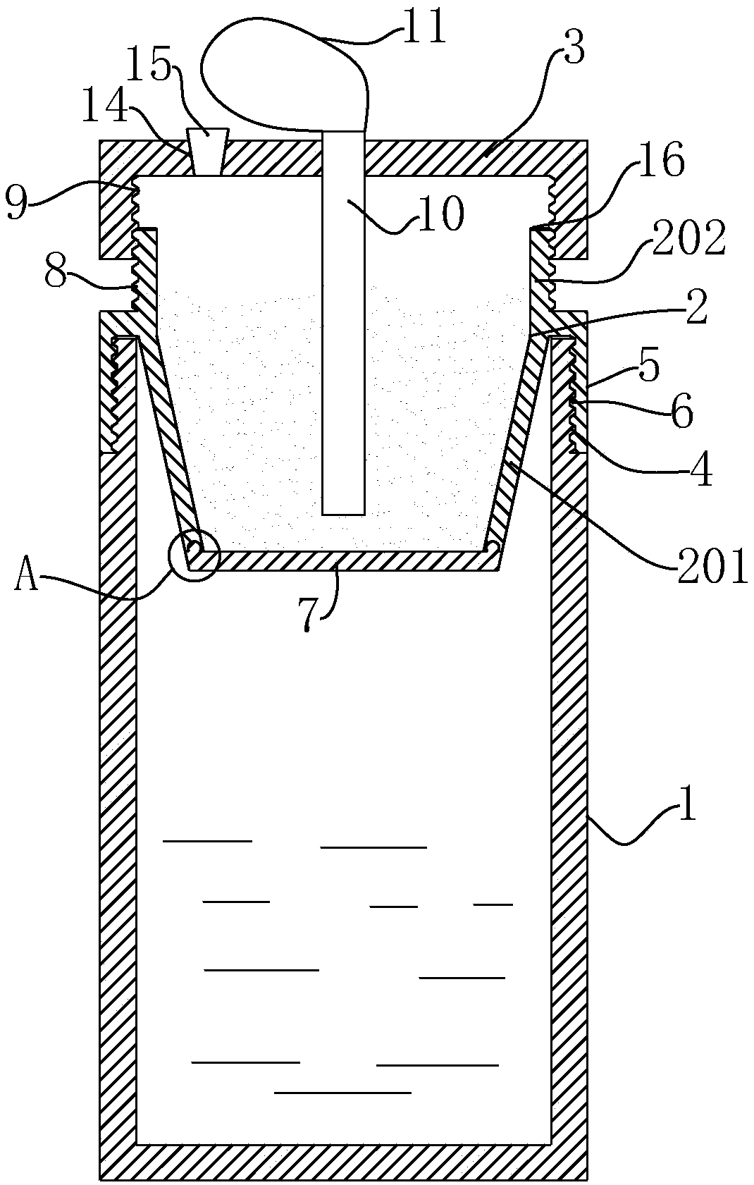 Reaction observing device used for chemical experiments