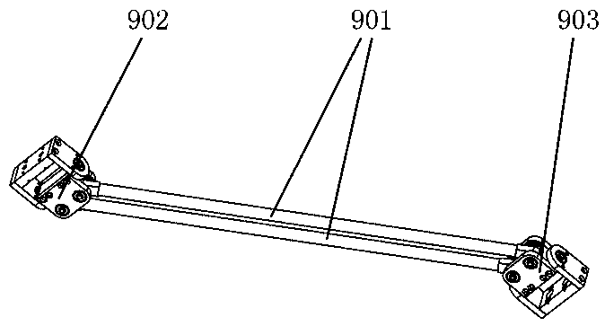 Parallel type three-degree-of-freedom force feedback manual controller and control method thereof