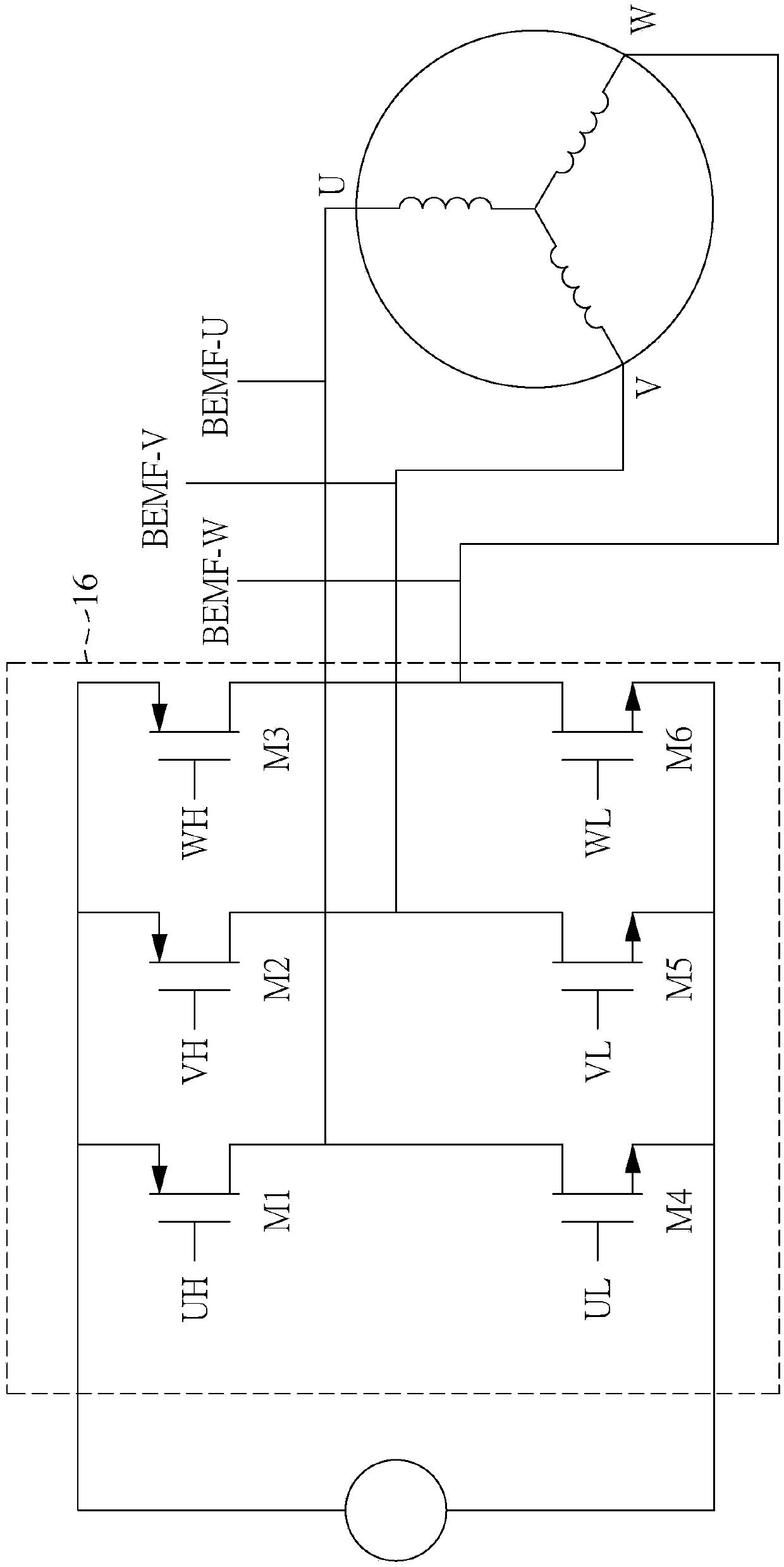 Motor driving circuit and method thereof