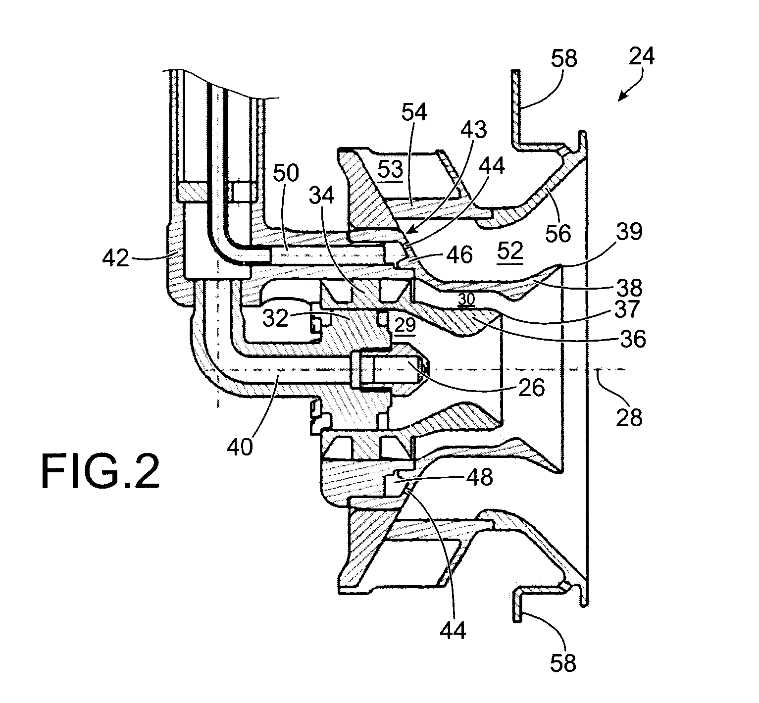 Injection system for a turbomachine combustion chamber, including air injection means improving the air-fuel mixture