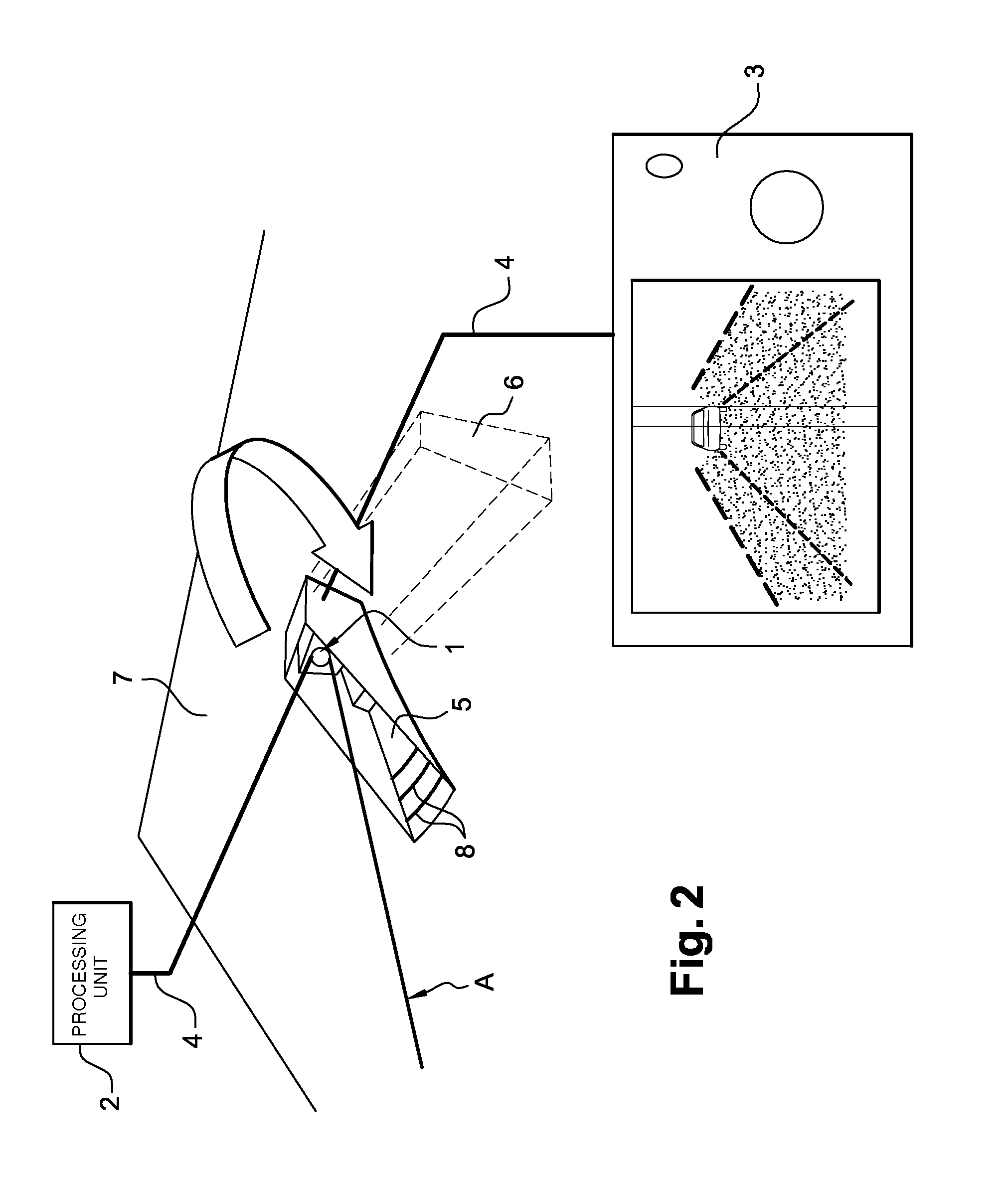 Method for adjusting the orientation of a camera installed in a vehicle and system for carrying out this method