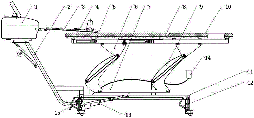 Traction bed