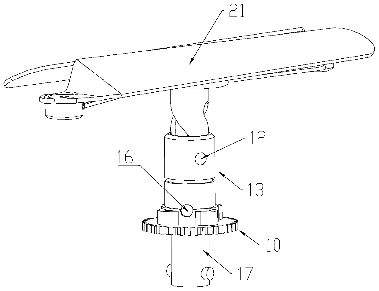 Propeller and wheel paddle assembly of aircraft automobile by adopting propeller