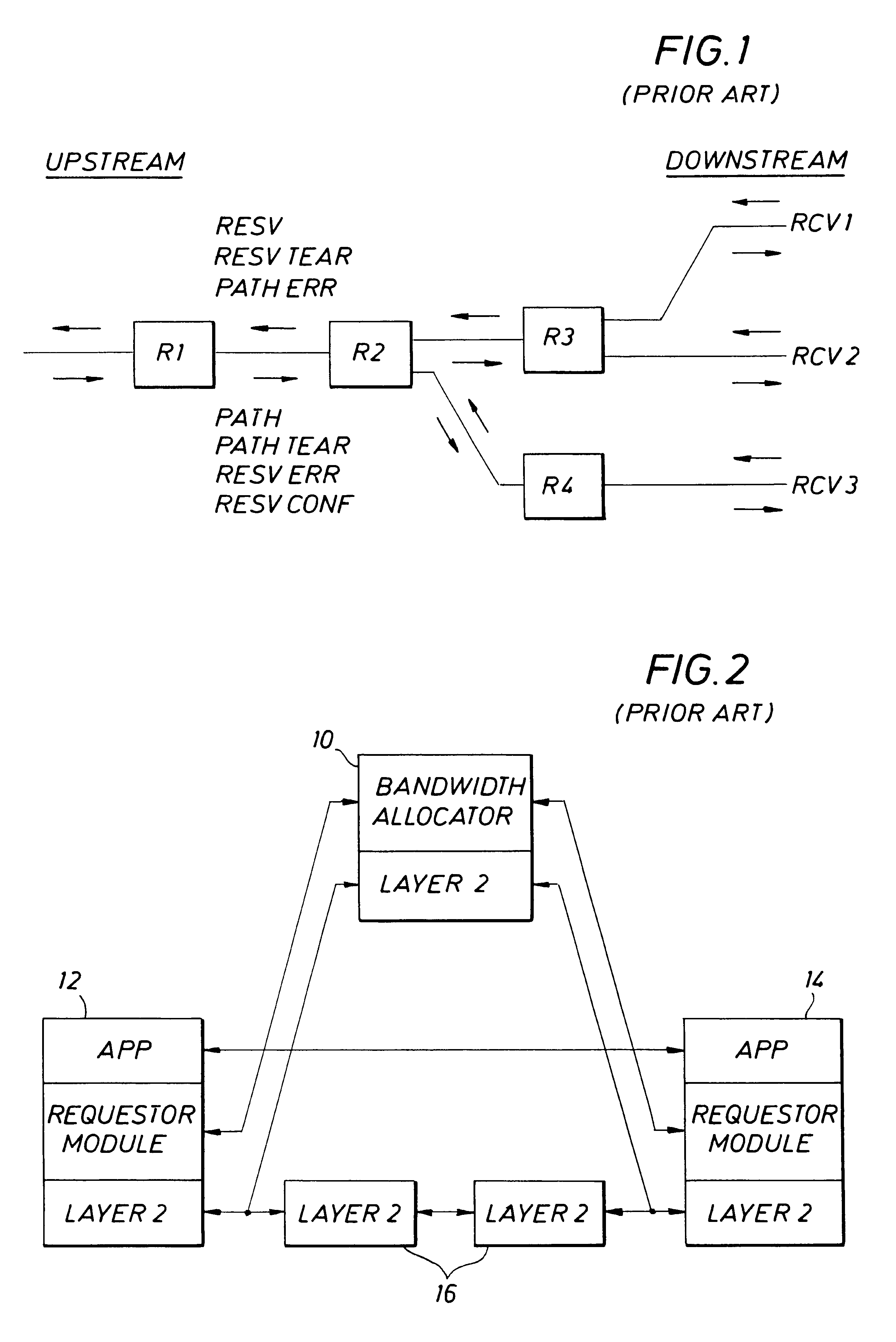 Method and apparatus for providing guaranteed quality/class of service within and across networks using existing reservation protocols and frame formats