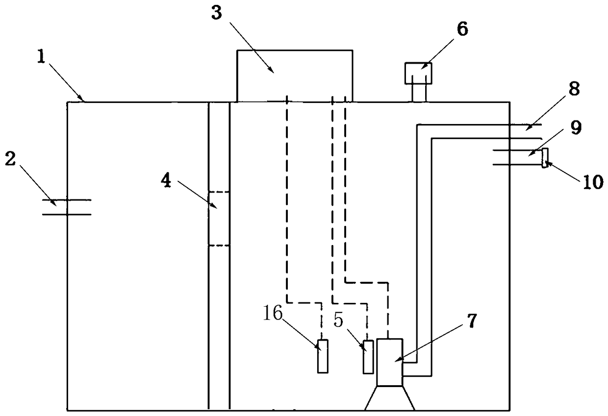 COD-based rain and sewage pipe network intelligent splitting device