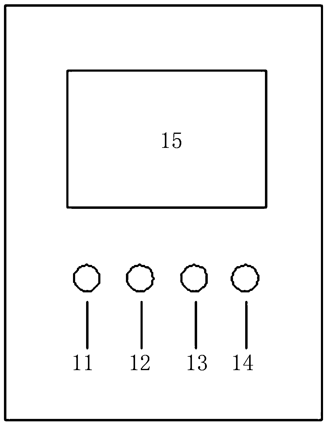 COD-based rain and sewage pipe network intelligent splitting device