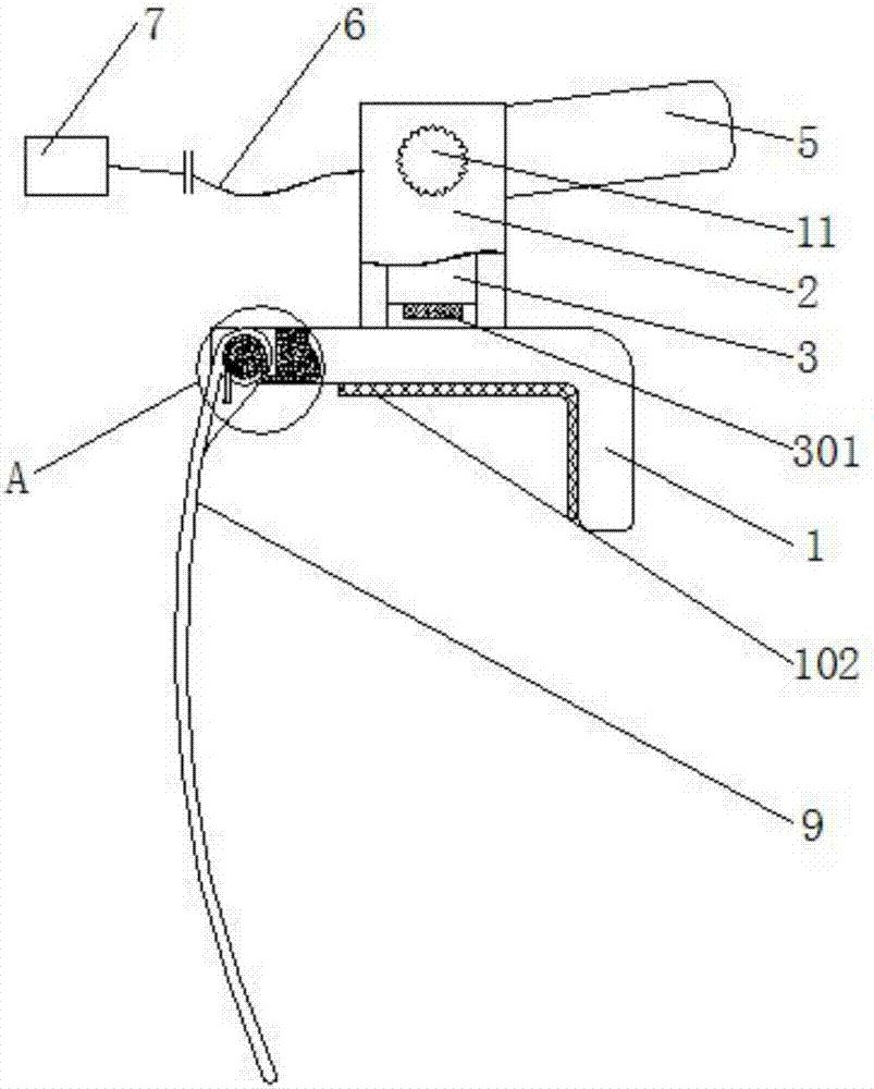 Liftable lighting lamp for display screen