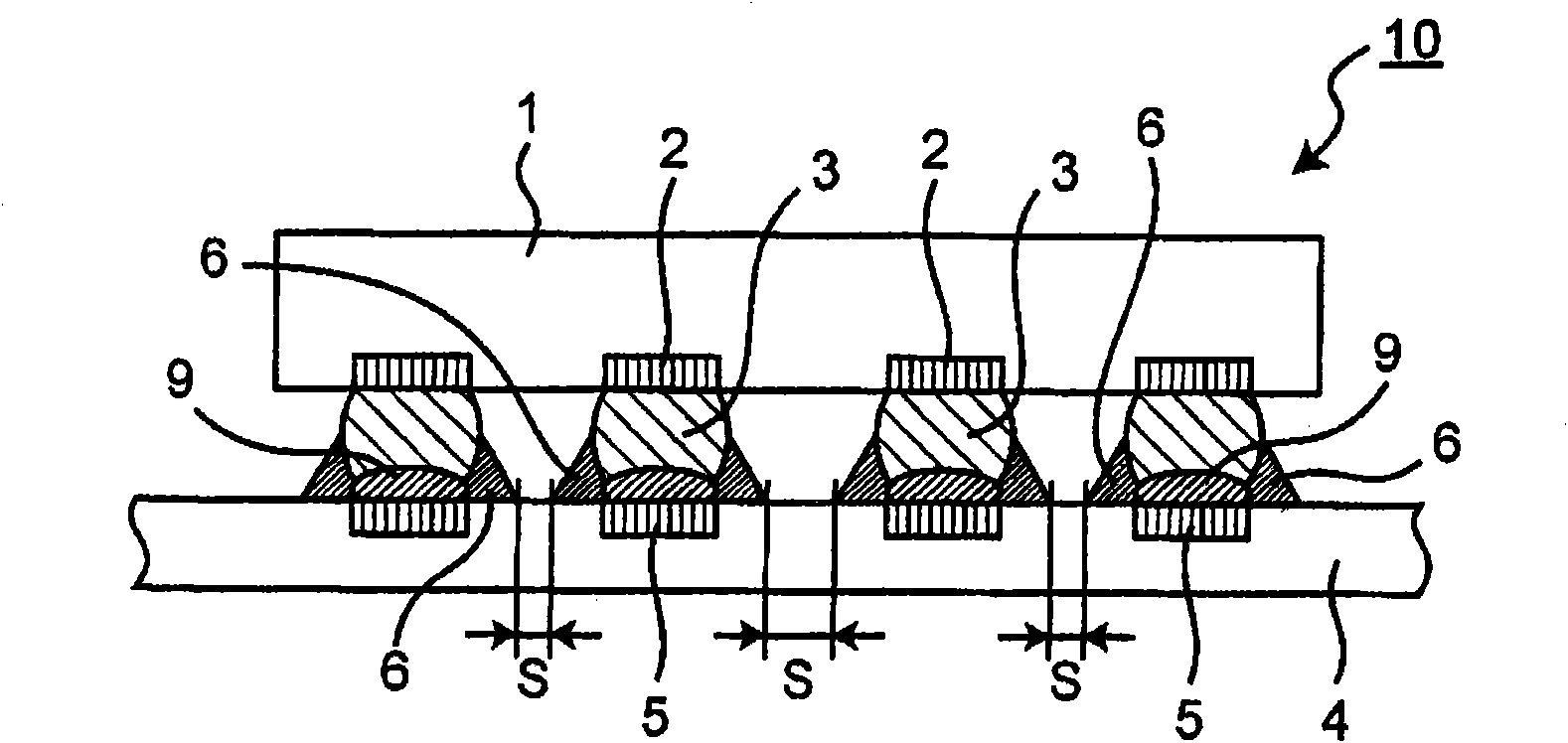 Semiconductor mounting structure and method for manufacturing same