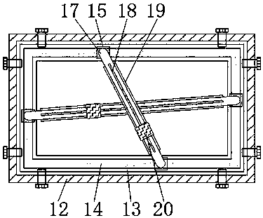 Cutting device convenient for cutting spinning and weaving cloth