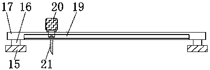 Cutting device convenient for cutting spinning and weaving cloth