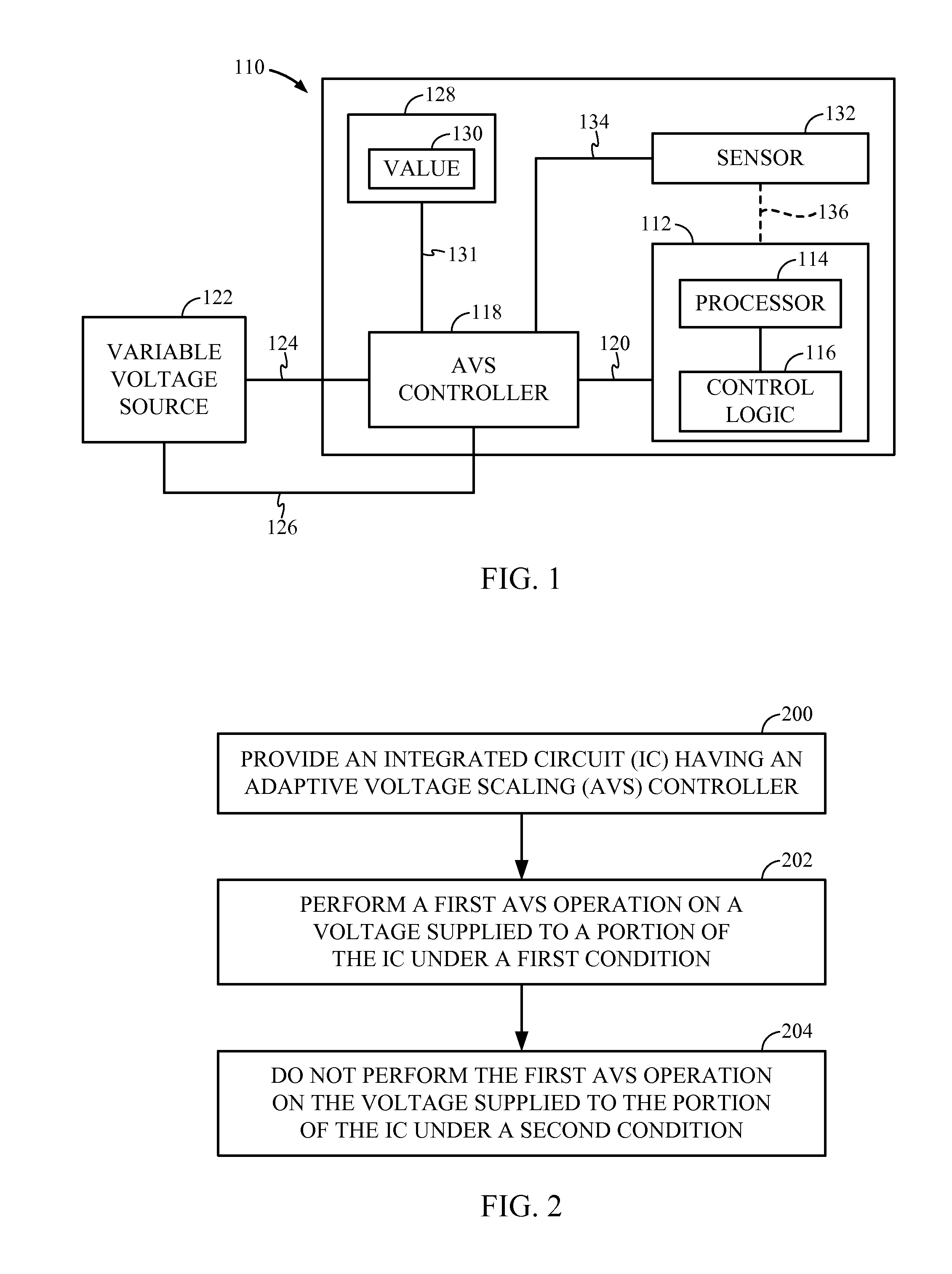 Method for performing adaptive voltage scaling (AVS) and integrated circuit configured to perform avs