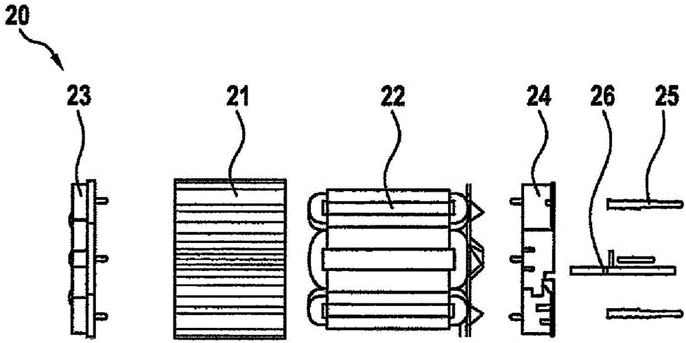 Electric motor construction kit and electric motor