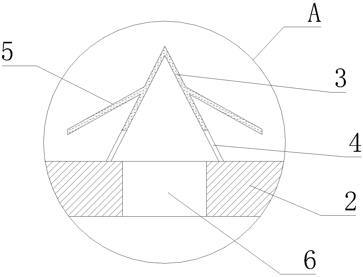 Combined truncated cone type gas-liquid redistributor