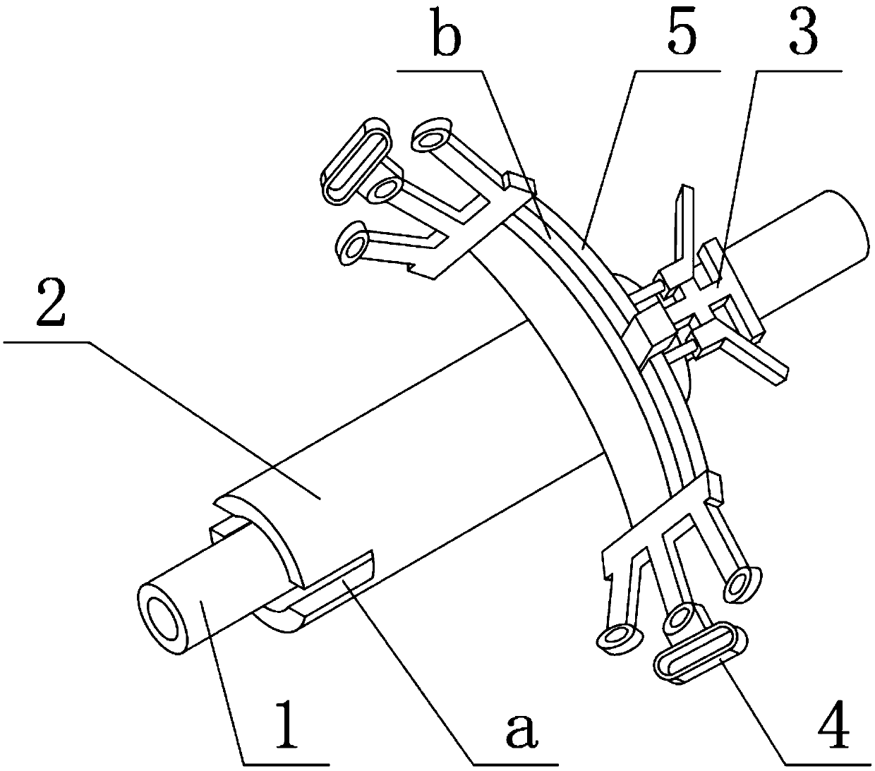 Oral catheter fixator