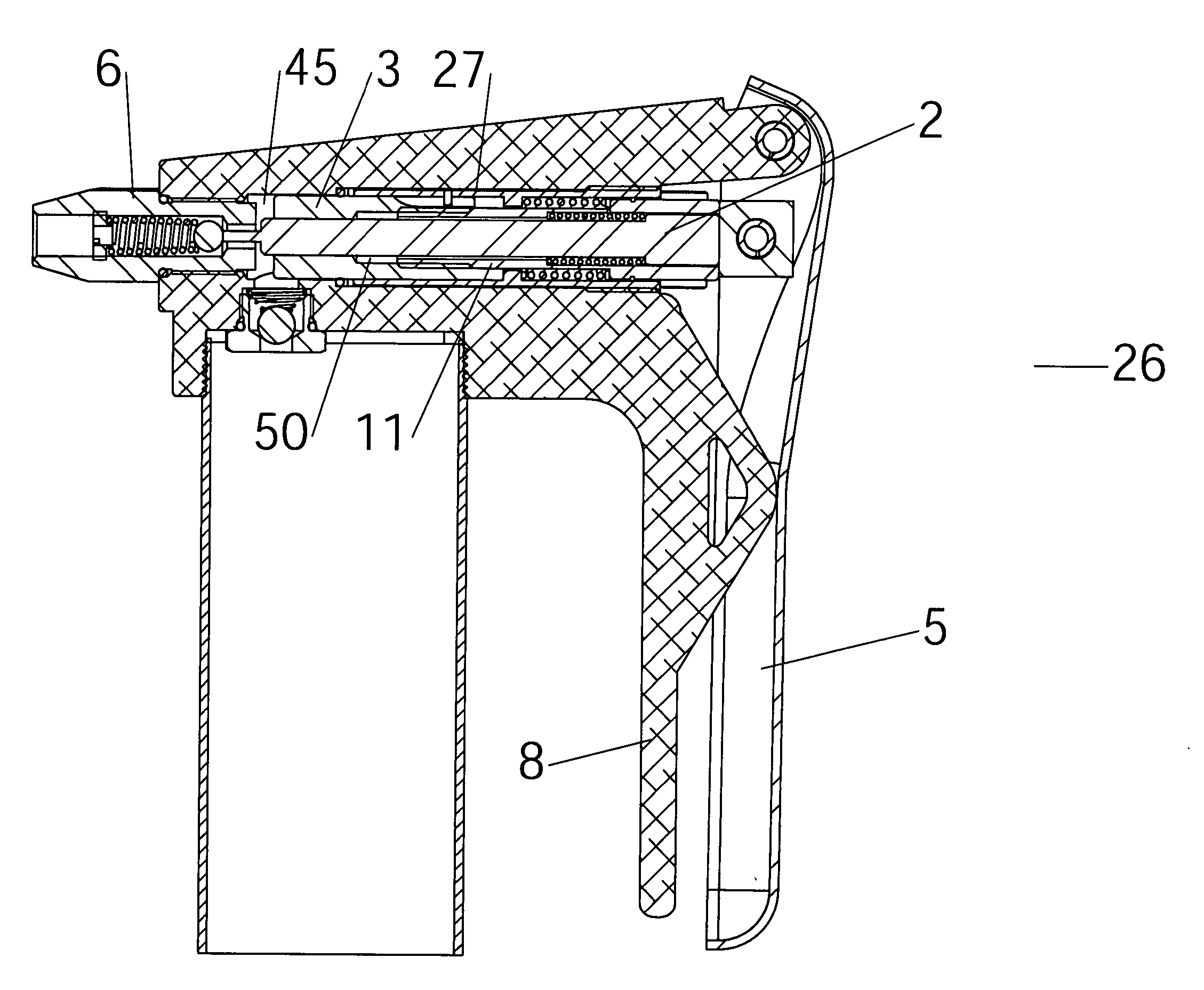 Two stage grease gun