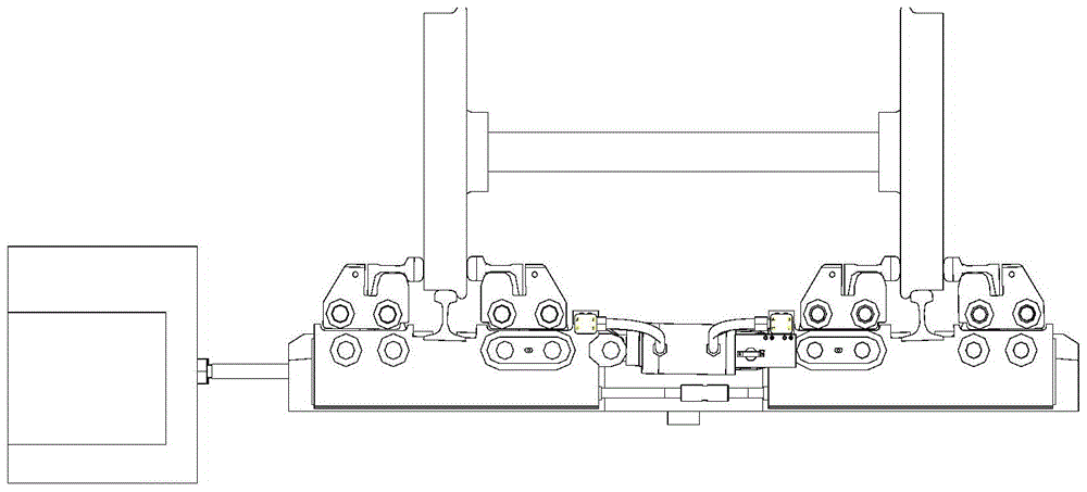 A double-clamp flat-push non-gravity electro-hydraulic vehicle reducer