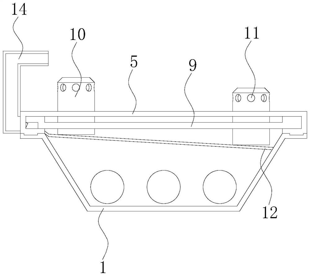 Drainage groove for road construction