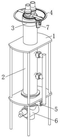 Static mixing device for silicone adhesive production