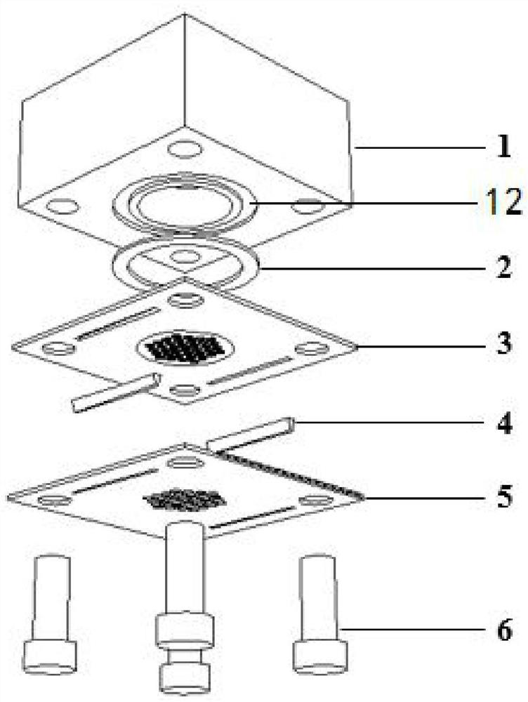 Flat plate electrospray emission device with micro channels