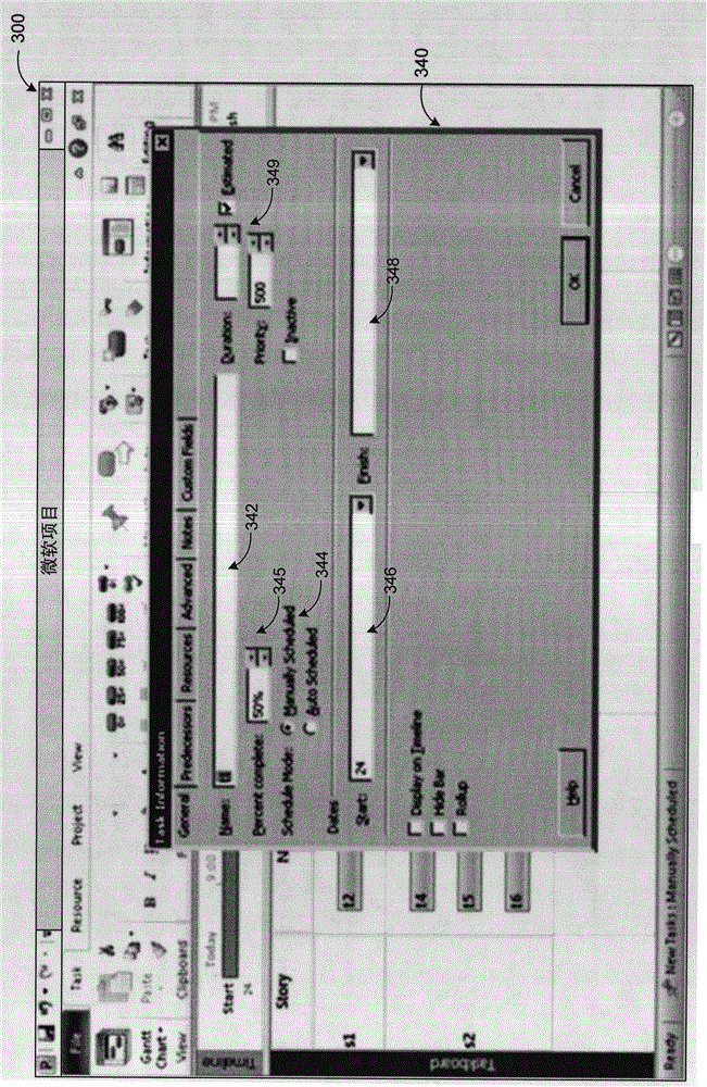 Hybrid task board and project application based on critical path method