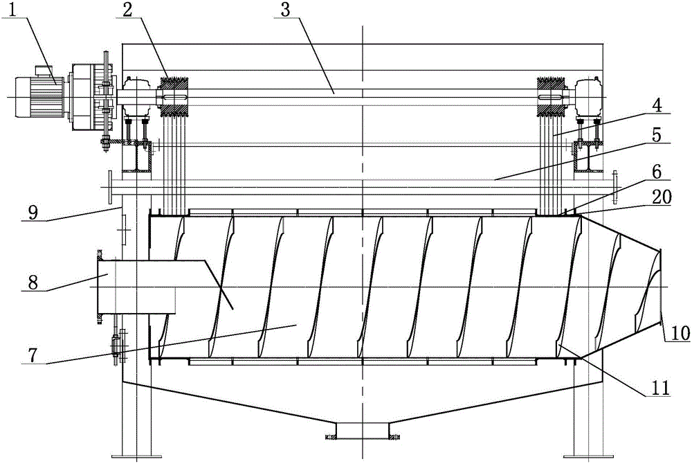 Drum-type pulp washer