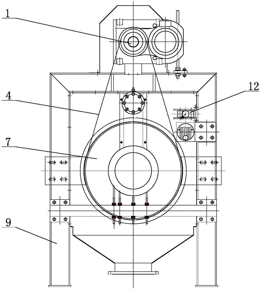 Drum-type pulp washer