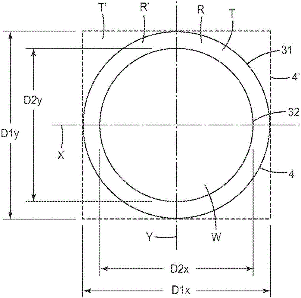 A dental light irradiation device