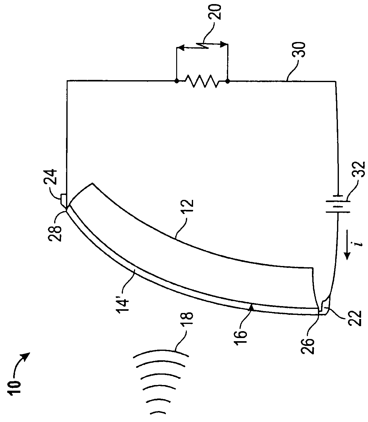 Transparent lens microphone