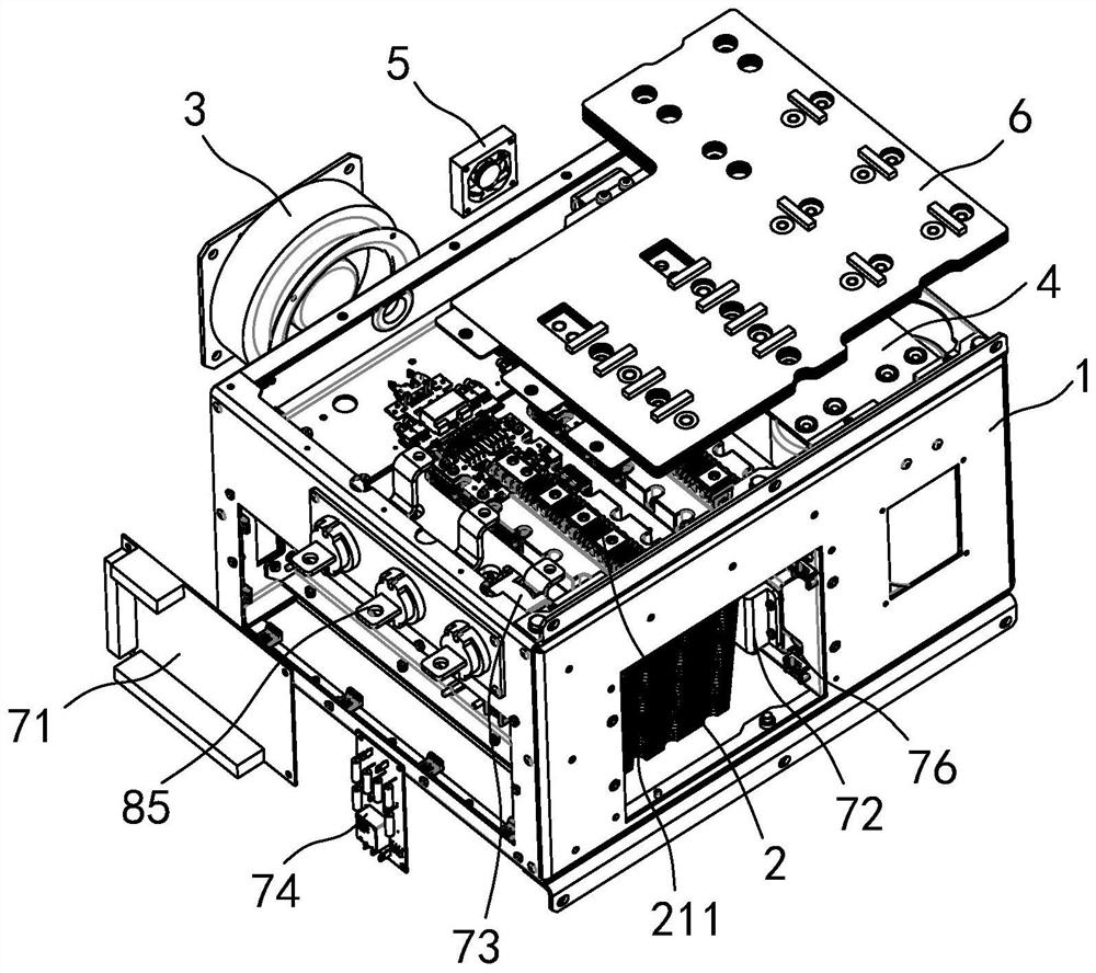 Three-level power module system device and charging system