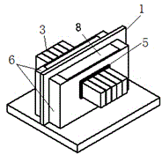 Method for passing aluminum bus through firewall in aluminium electrolysis workshop and structure