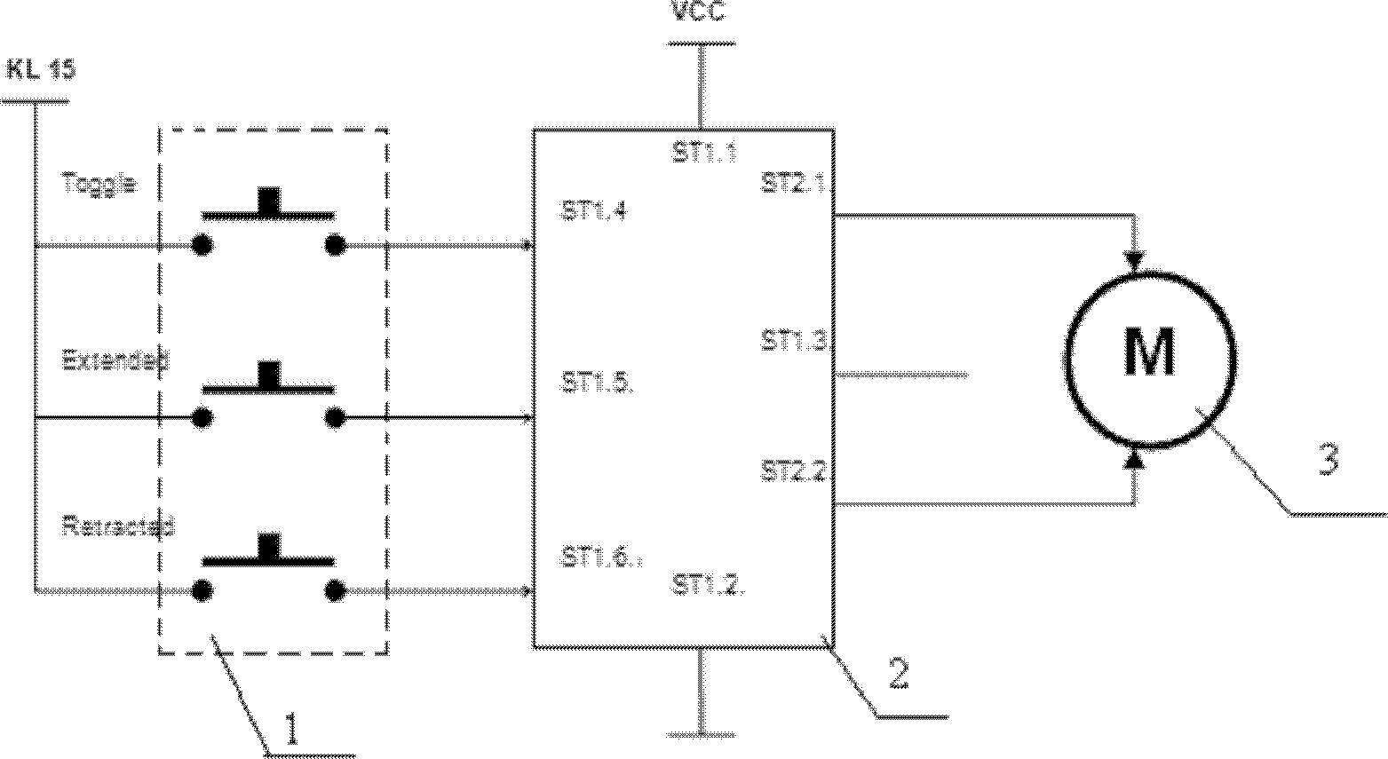 Control device for automotive sun-shading curtain