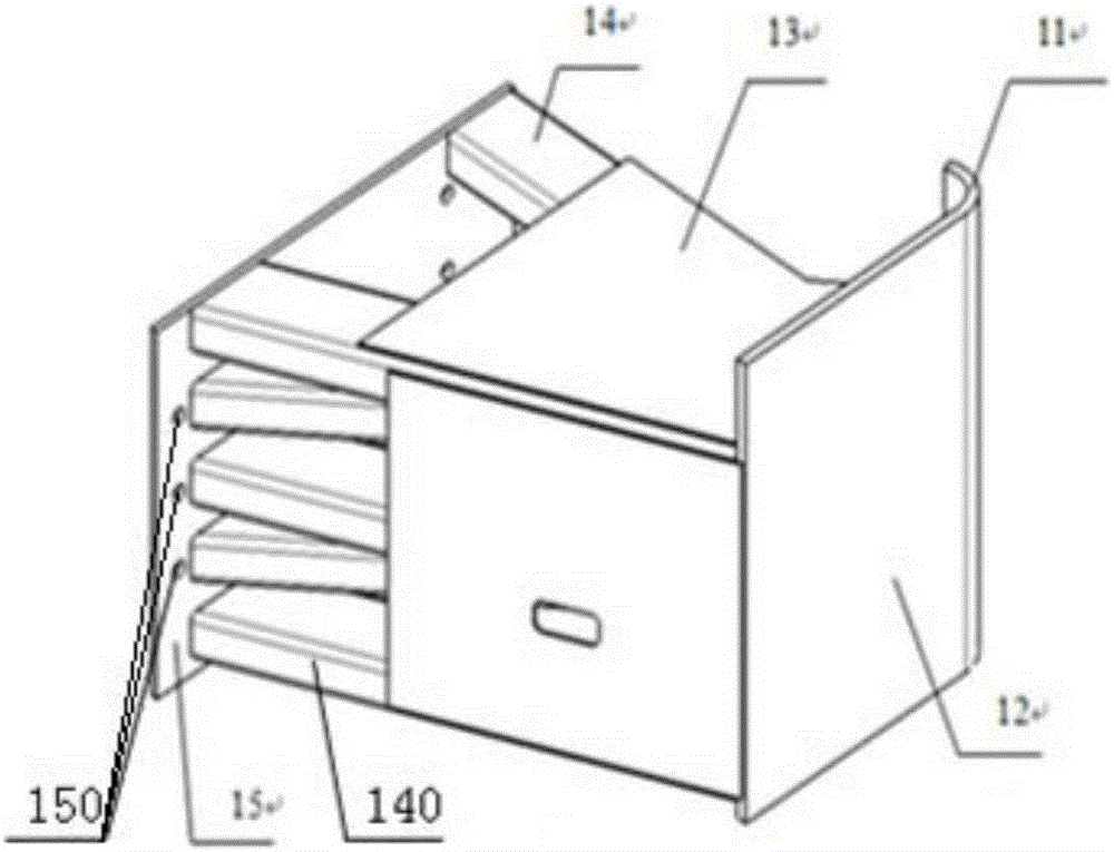 Automobile small-offset collision test barrier