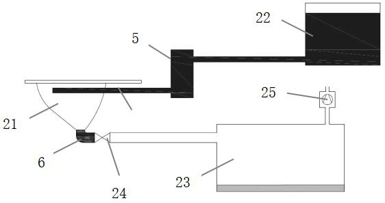 Vacuum intermittent excrement collecting system for locomotive, working method thereof and locomotive toilet