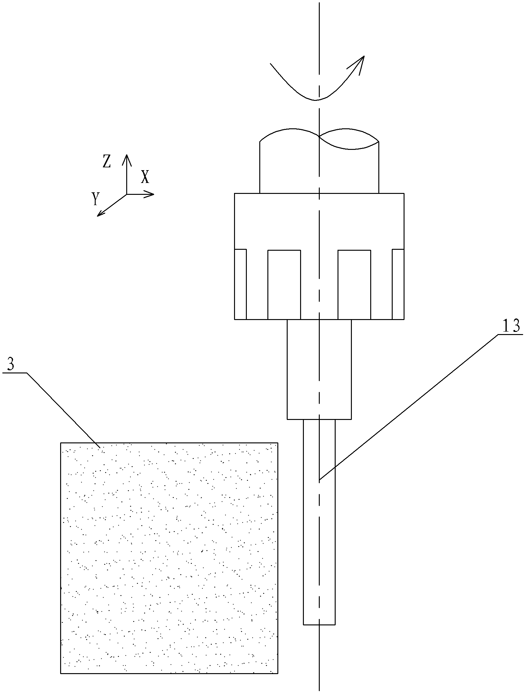 Electric spark and electrochemical composite machining method of micro-electrode