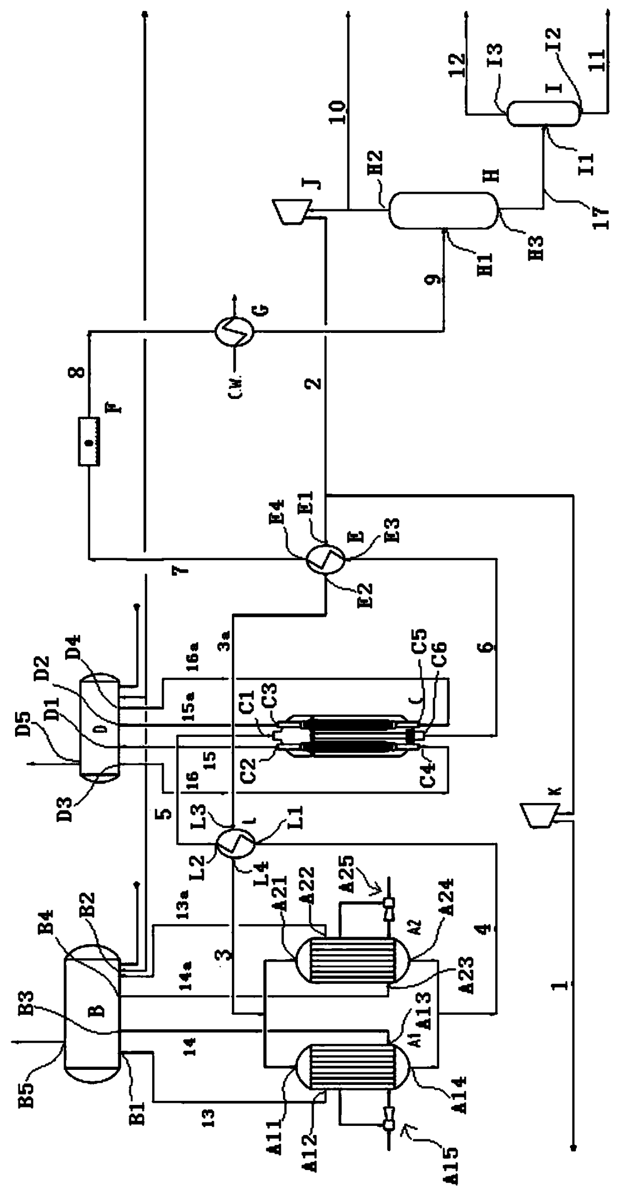 An energy-saving ultra-large-scale methanol synthesis method and device for producing different grades of steam