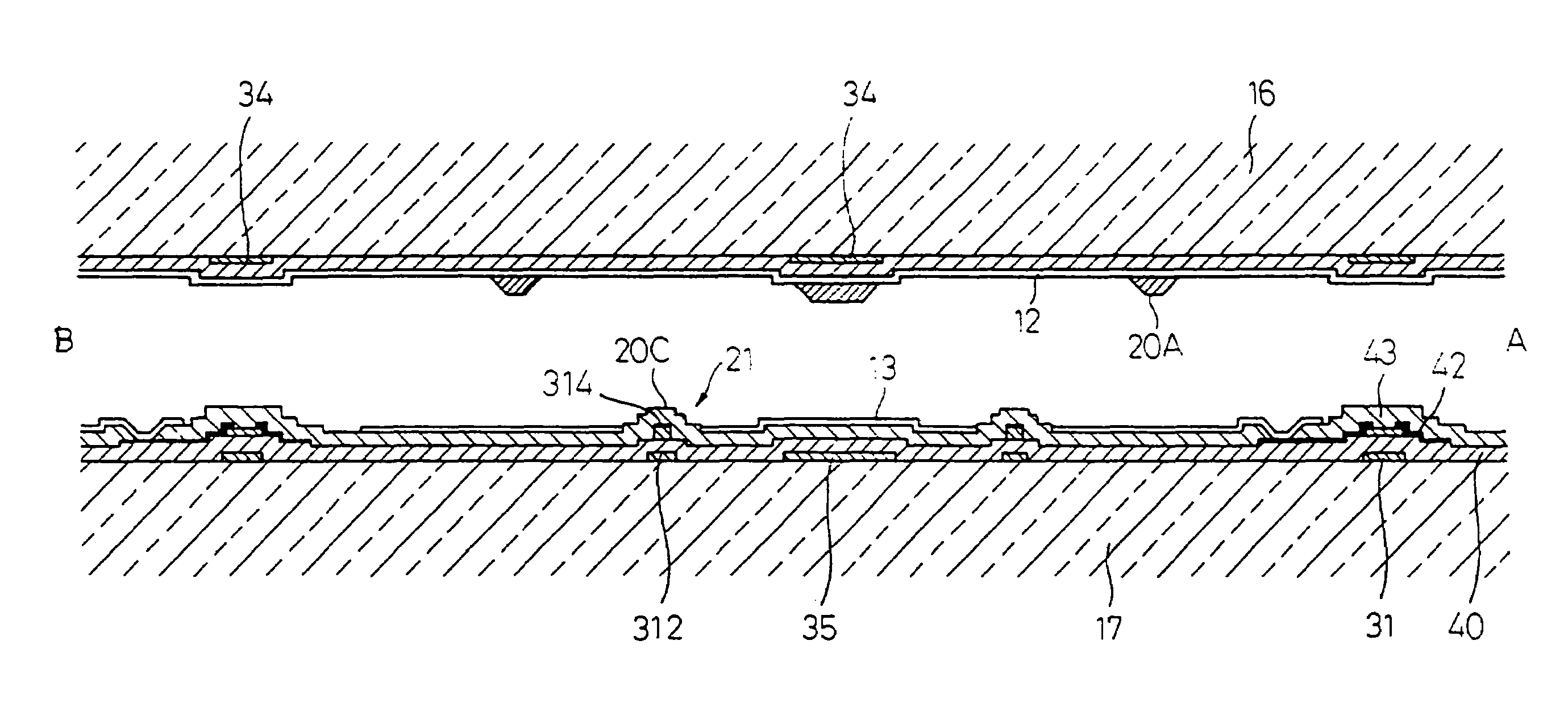 Vertically-aligned (VA) liquid crystal display device